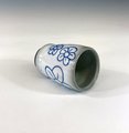 Blue and White Floral Cup