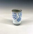 Blue and White Floral Cup