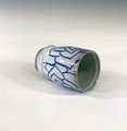 Blue and White Floral Cup