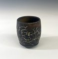 Dark Brown Peony Bubble Cup