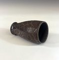 Dark Brown Peony Cup