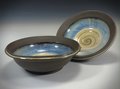 Dark Brown Waved Rim Bowl