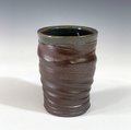 Dark Brown Waved Tumbler