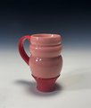 Pink and red mug