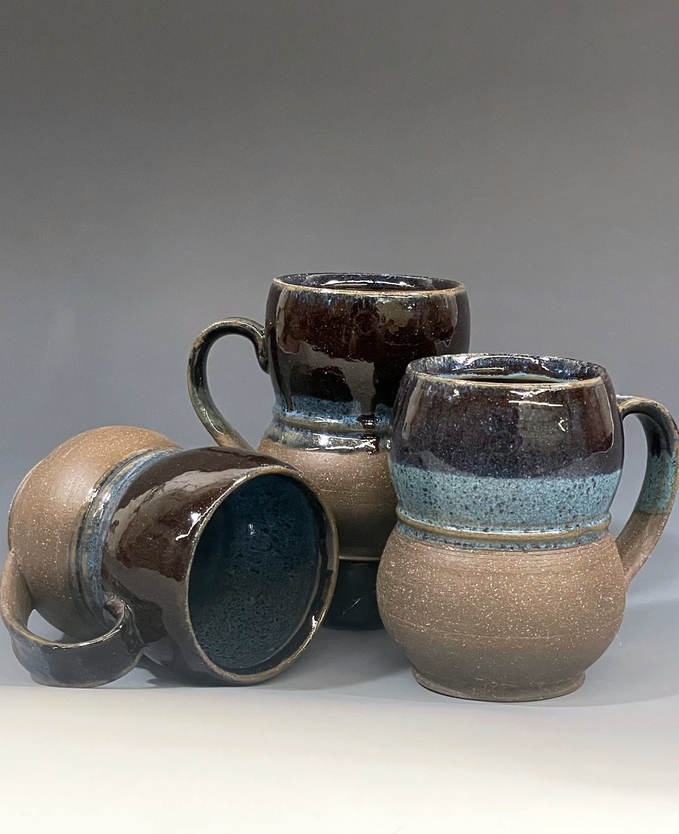 Dark Brown Belted Mug