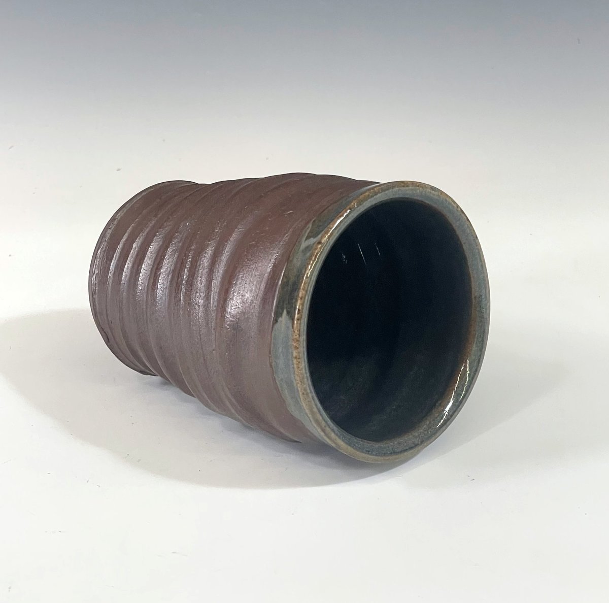 Dark Brown Waved Tumbler