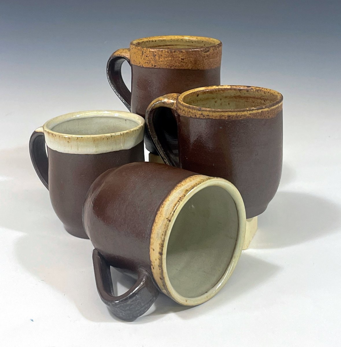 Dark Brown Mug Set 
