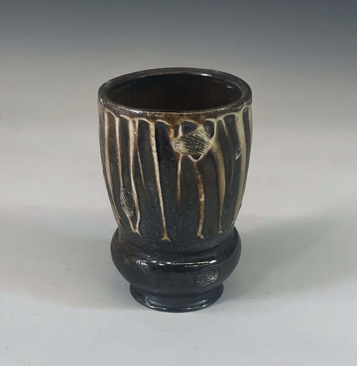 Wood Fired Slip Bubble Cup