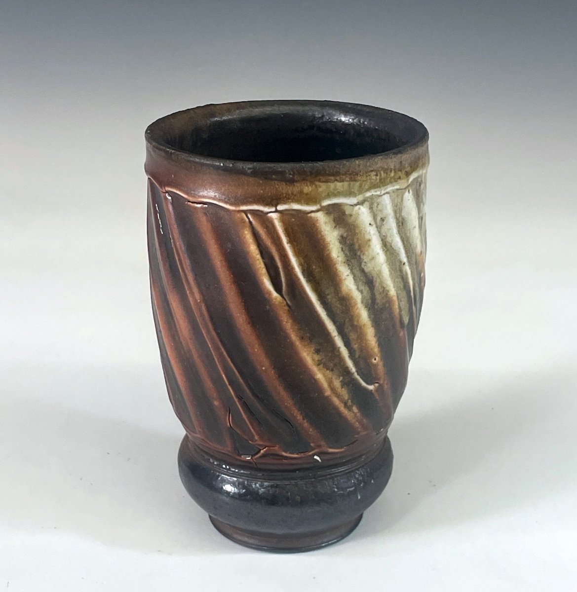 Wood Fired Slip Bubble Cup