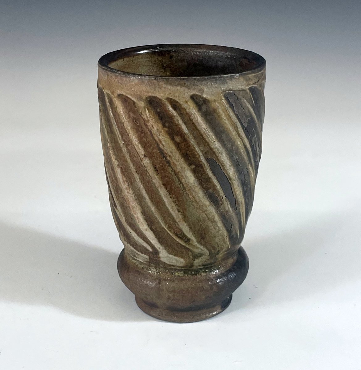 Wood Fired Slip Bubble Cup