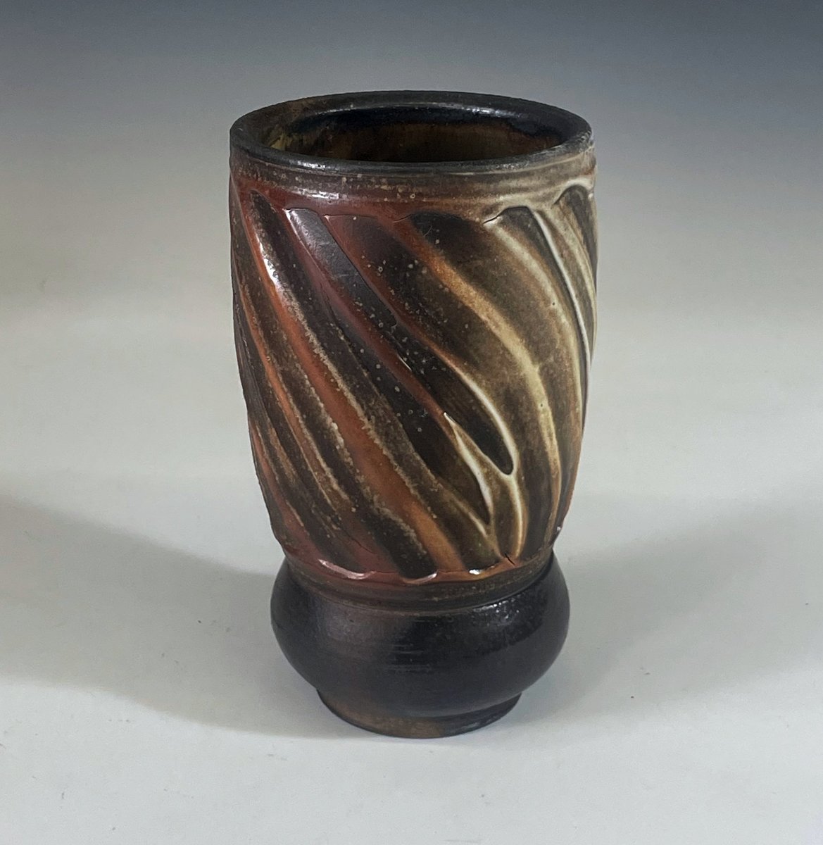 Wood Fired Slip Bubble Cup
