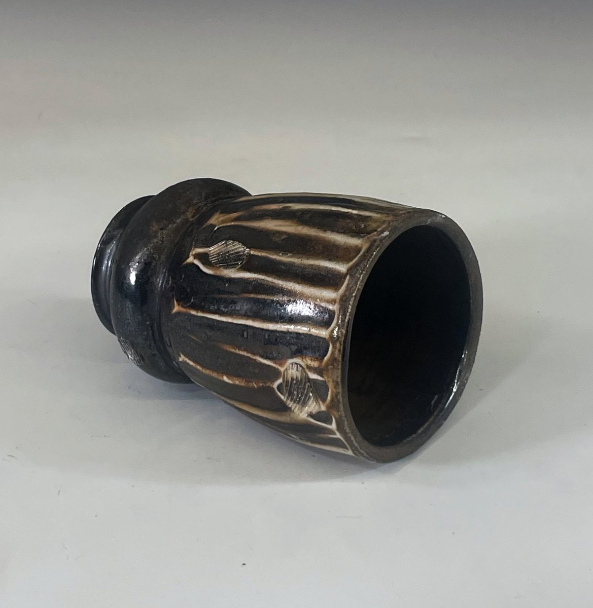 Wood Fired Slip Bubble Cup