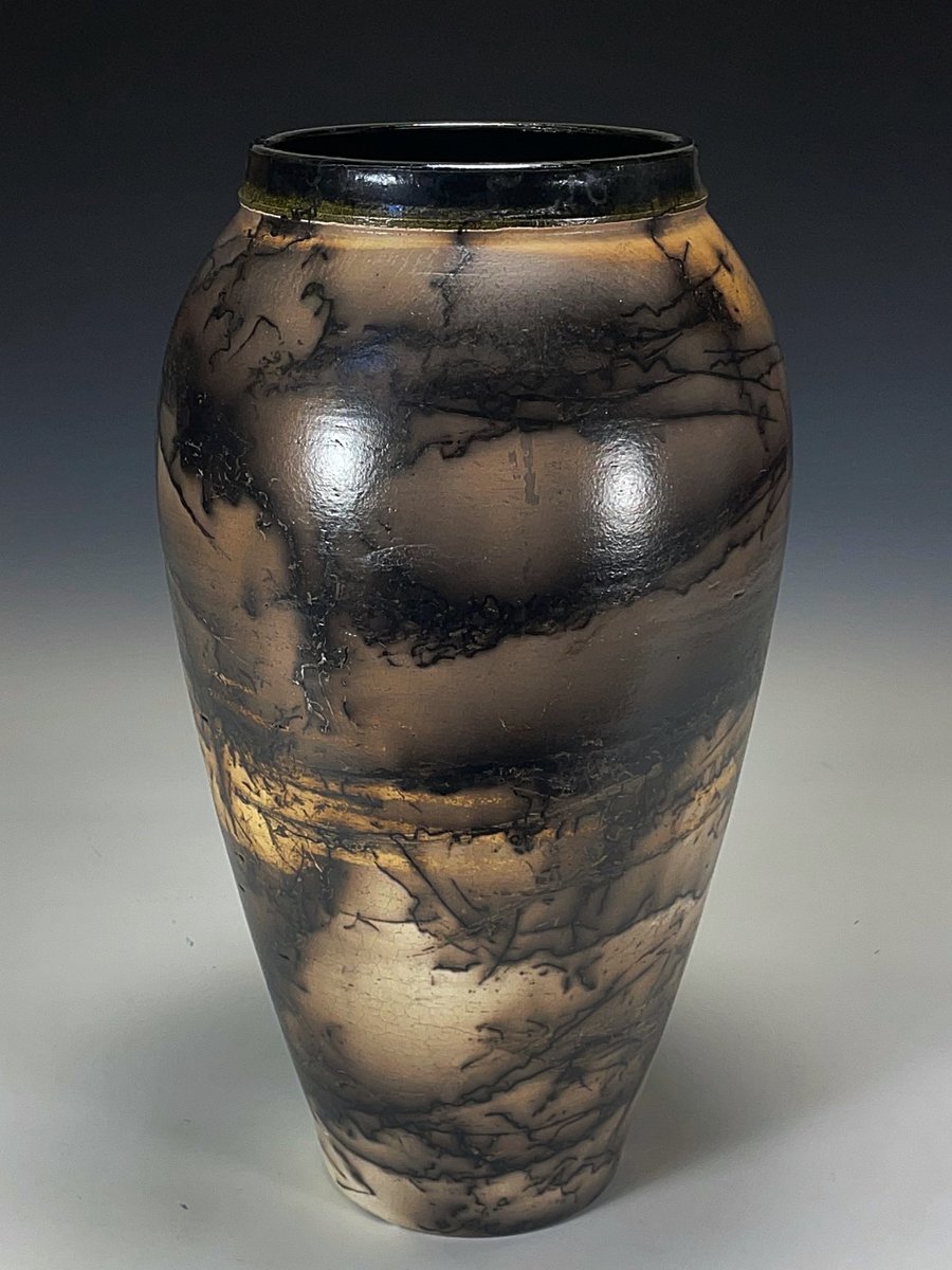 Horse hair rakiu vase